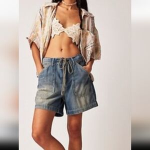 We the Free "Second Chances" Denim Shorts, XS